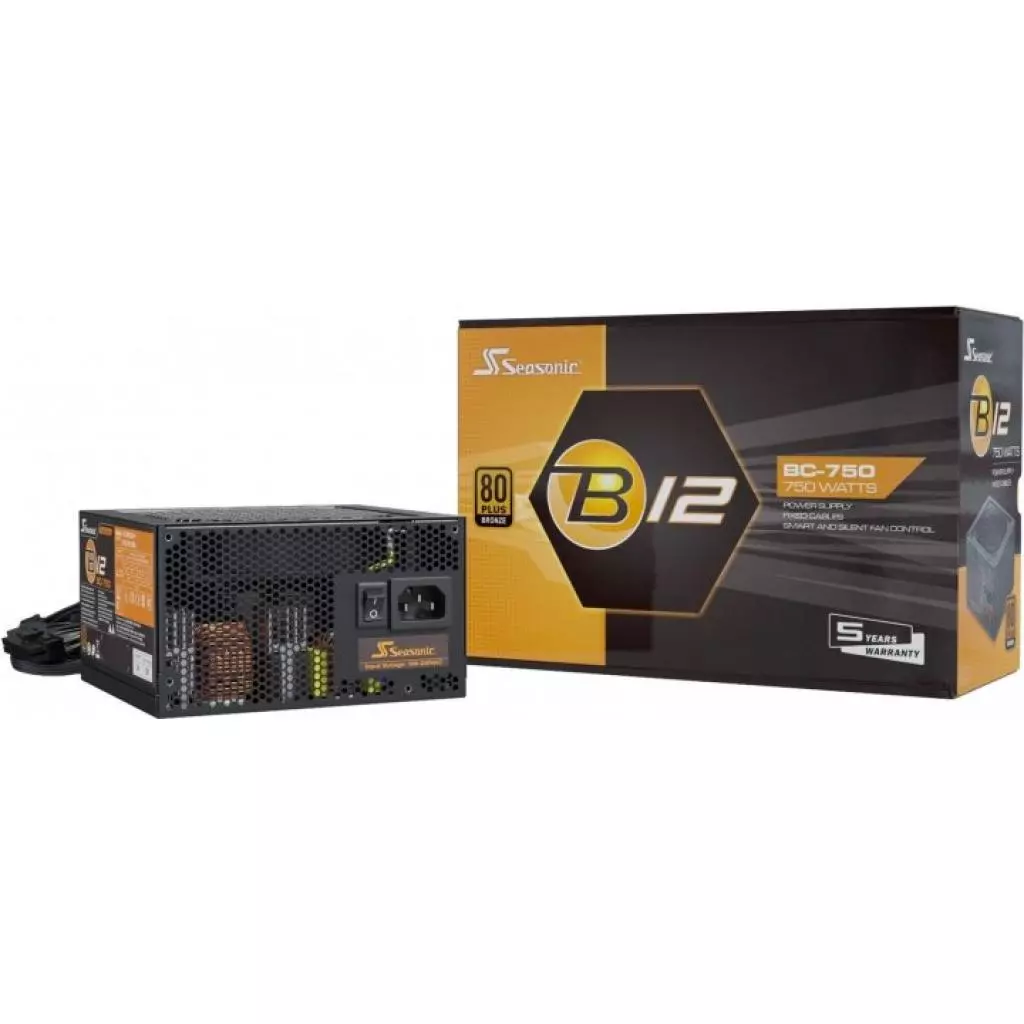 Блок питания Seasonic 750W B12 Bronze (B12 BC-750) - 5 Блок питания Seasonic 750W B12 Bronze (B12 BC-750) - 5