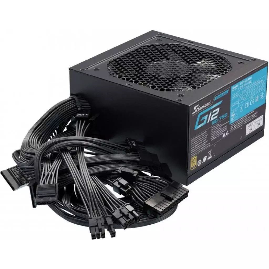 Блок питания Seasonic 750W G12 GOLD (A751GCAFH) - 1 Блок питания Seasonic 750W G12 GOLD (A751GCAFH) - 1