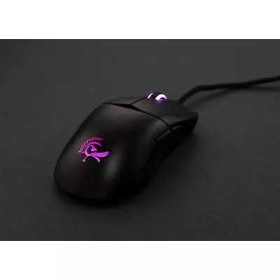 Мышка Ducky Feather Blue Edition RGB Black (DMFE20O-OAAPA7B) - 2