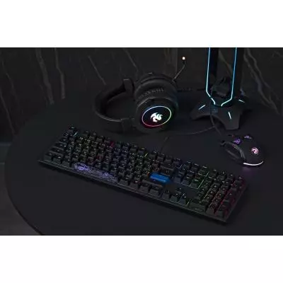 Клавиатура Ducky Shine 7 Cherry Red RGB LED Black (DKSH1808ST-RURALAAT2) - 1