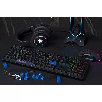 Клавиатура Ducky Shine 7 Cherry Red RGB LED Black (DKSH1808ST-RURALAAT2) - 3