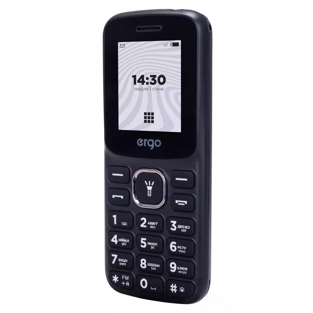 Мобильный телефон Ergo B182 Black - 7 Мобильный телефон Ergo B182 Black - 7