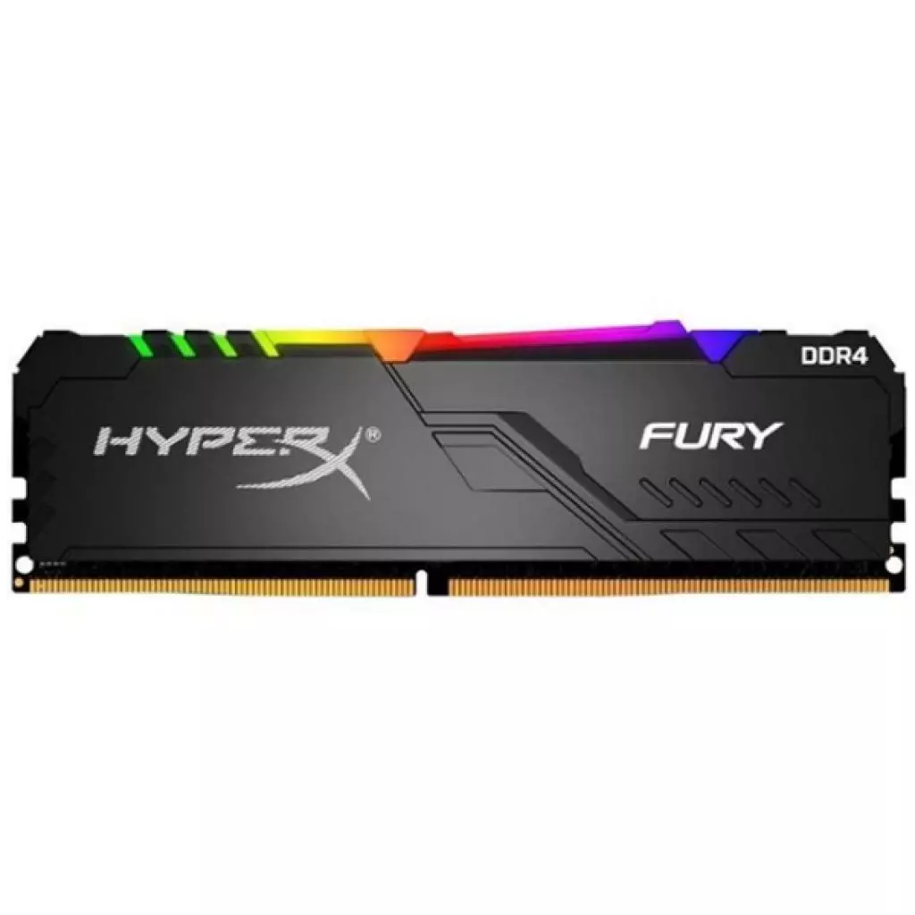 Модуль памяти для компьютера DDR4 16GB 3000 MHz HyperX FuryRGB Kingston Fury (ex.HyperX) (HX430C16FB4A/16)
