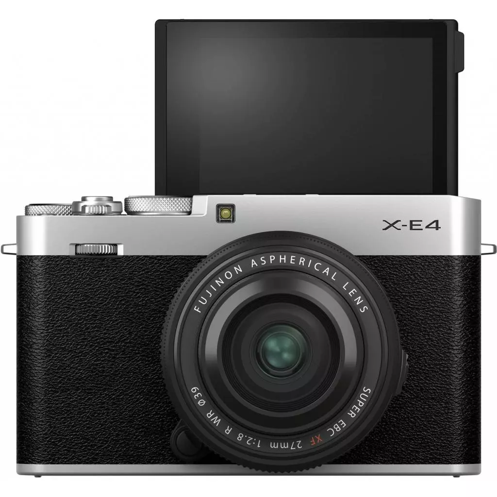 Цифровой фотоаппарат Fujifilm X-E4 Body Silver+XF 27 mm Kit (16673938) - 9