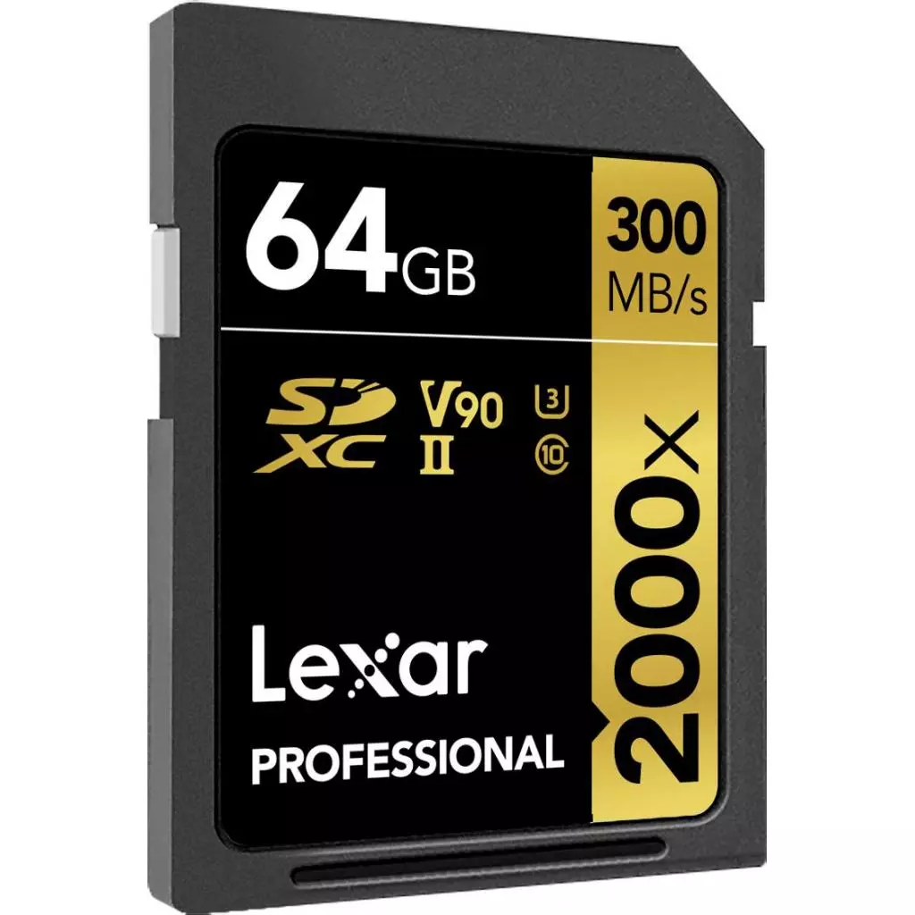Карта памяти Lexar 64GB SDXC class 10 UHS-II 2000x Professional (LSD2000064G-BNNNG) - 1 Карта памяти Lexar 64GB SDXC class 10 UHS-II 2000x Professional (LSD2000064G-BNNNG) - 1