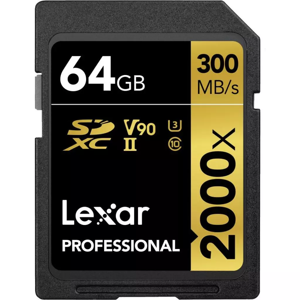 Карта памяти Lexar 64GB SDXC class 10 UHS-II 2000x Professional (LSD2000064G-BNNNG)