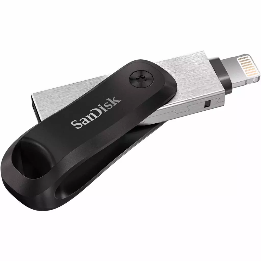 USB флеш накопитель SanDisk 64GB iXpand Go USB 3.0 /Lightning (SDIX60N-064G-GN6NN) - 2