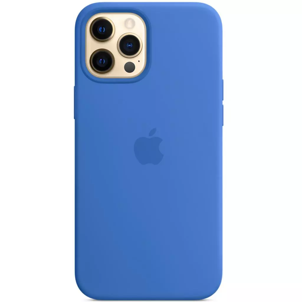 Чехол для моб. телефона Apple iPhone 12 Pro Max Silicone Case with MagSafe - Capri Blue, M (MK043ZM/A) - 1 Чехол для моб. телефона Apple iPhone 12 Pro Max Silicone Case with MagSafe - Capri Blue, M (MK043ZM/A) - 1