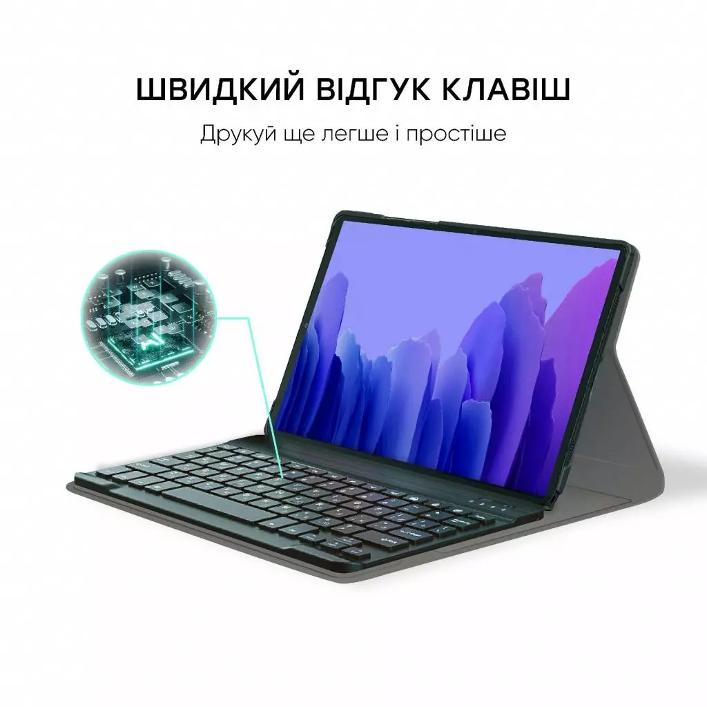 Чехол для планшета AirOn Premium Samsung Galaxy Tab A7 T500 Bluetooth keyboard (4822352781054) - 6 Чехол для планшета AirOn Premium Samsung Galaxy Tab A7 T500 Bluetooth keyboard (4822352781054) - 6