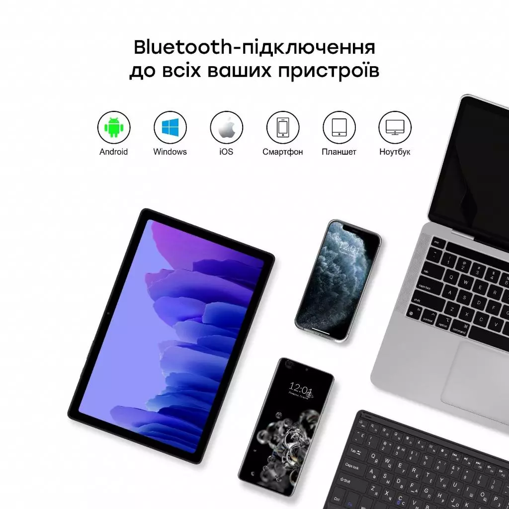 Чехол для планшета AirOn Premium Samsung Galaxy Tab A7 T500 Bluetooth keyboard touchp (4822352781055) - 3 Чехол для планшета AirOn Premium Samsung Galaxy Tab A7 T500 Bluetooth keyboard touchp (4822352781055) - 3
