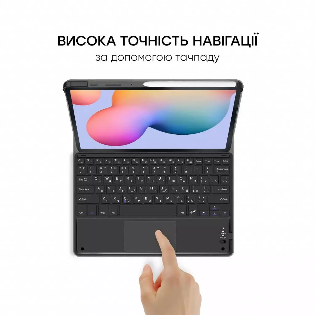 Чехол для планшета AirOn Premium Samsung Galaxy Tab S6 Lite (SM-P610/P615) Bluetooth (4822352781056) - 4 Чехол для планшета AirOn Premium Samsung Galaxy Tab S6 Lite (SM-P610/P615) Bluetooth (4822352781056) - 4