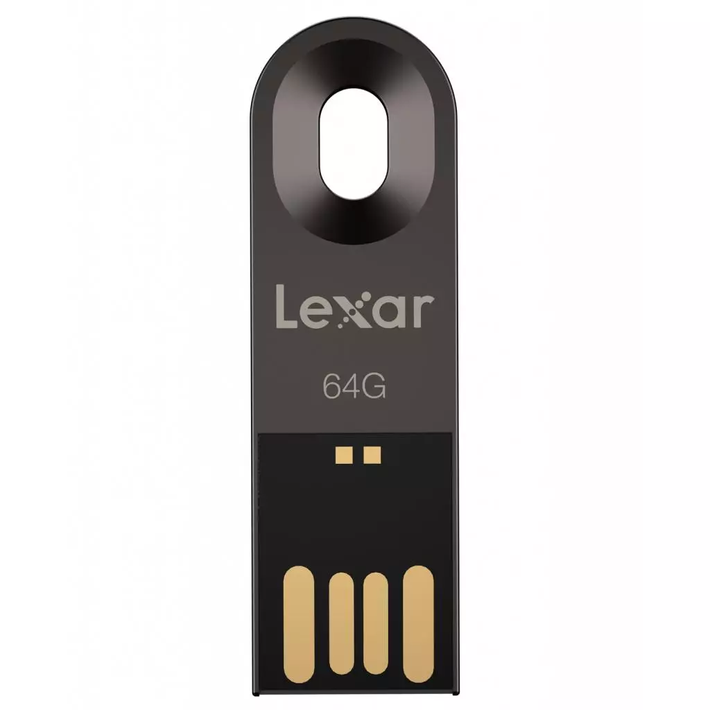 USB флеш накопитель Lexar 64GB JumpDrive M25 Titanium Gray USB 2.0 (LJDM025064G-BNQNG)