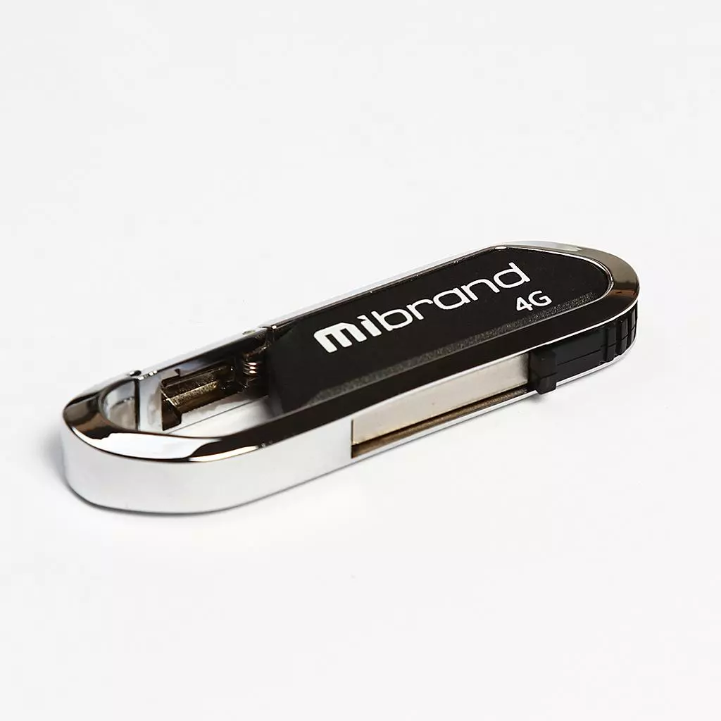 USB флеш накопитель Mibrand 4GB Aligator Black USB 2.0 (MI2.0/AL4U7B)