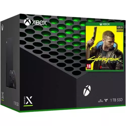 Microsoft Xbox Series X 1TB + Cyberpunk 2077 -  Microsoft Xbox Series X 1TB + Cyberpunk 2077 Microsoft Xbox Series X 1TB + Cyberpunk 2077 -  Microsoft Xbox Series X 1TB + Cyberpunk 2077