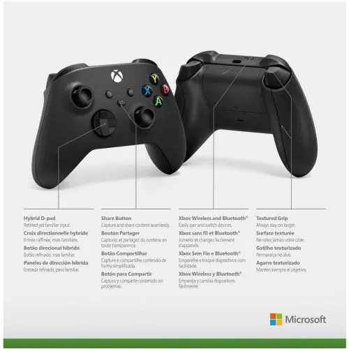   Microsoft Xbox Series X | S Wireless Controller with Bluetooth (Carbon Black) - 5