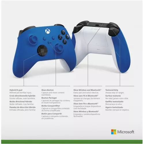 Microsoft Xbox Series X | S Wireless Controller with Bluetooth (Shock Blue) - 5