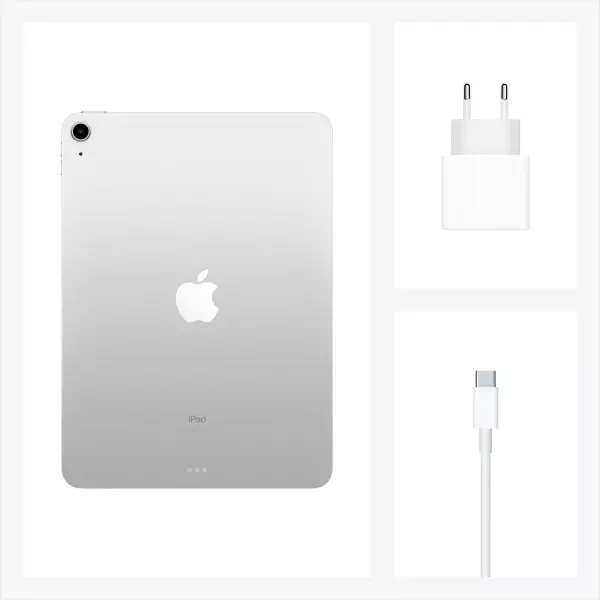 Apple iPad Air 10.9" 2020 256GB Wi-Fi Silver (MYFW2) - 3