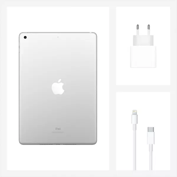 Apple iPad 10.2" 2020 Wi-Fi 128GB Silver (MYLE2) - 2
