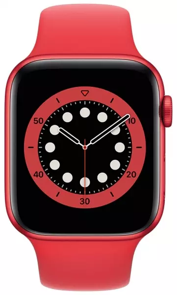 Apple Watch Series 6 44mm (GPS) Red Aluminum Case with (Product) Red Sport Band (M00M3) - Apple Watch Series 6 44mm (GPS) Red Aluminum Case with (Product) Red Sport Band (M00M3)