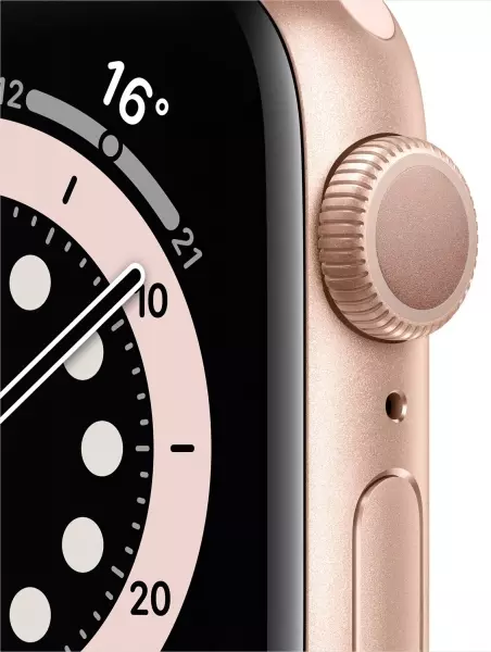 Apple Watch Series 6 40mm (GPS) Gold Aluminum Case with Pink Sand Sport Band (MG123) - 4