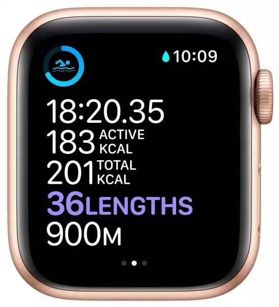 Apple Watch Series 6 40mm (GPS) Gold Aluminum Case with Pink Sand Sport Band (MG123) - 7