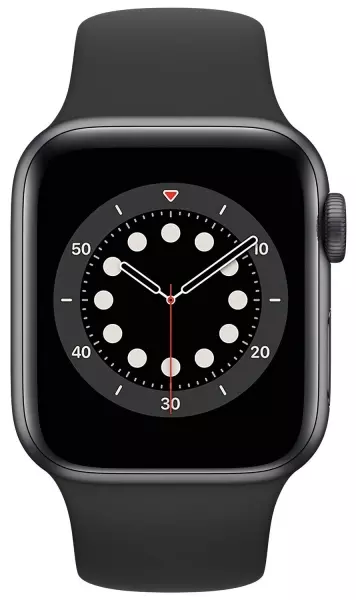 Apple Watch Series 6 40mm (GPS) Space Gray Aluminum Case with Black Sport Band (MG133) - Apple Watch Series 6 40mm (GPS) Space Gray Aluminum Case with Black Sport Band (MG133)