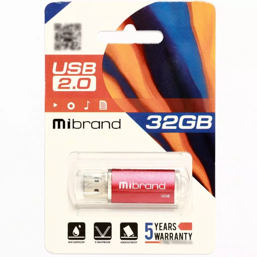 USB флеш накопитель Mibrand 32GB Cougar Red USB 2.0 (MI2.0/CU32P1R) - 1 USB флеш накопитель Mibrand 32GB Cougar Red USB 2.0 (MI2.0/CU32P1R) - 1