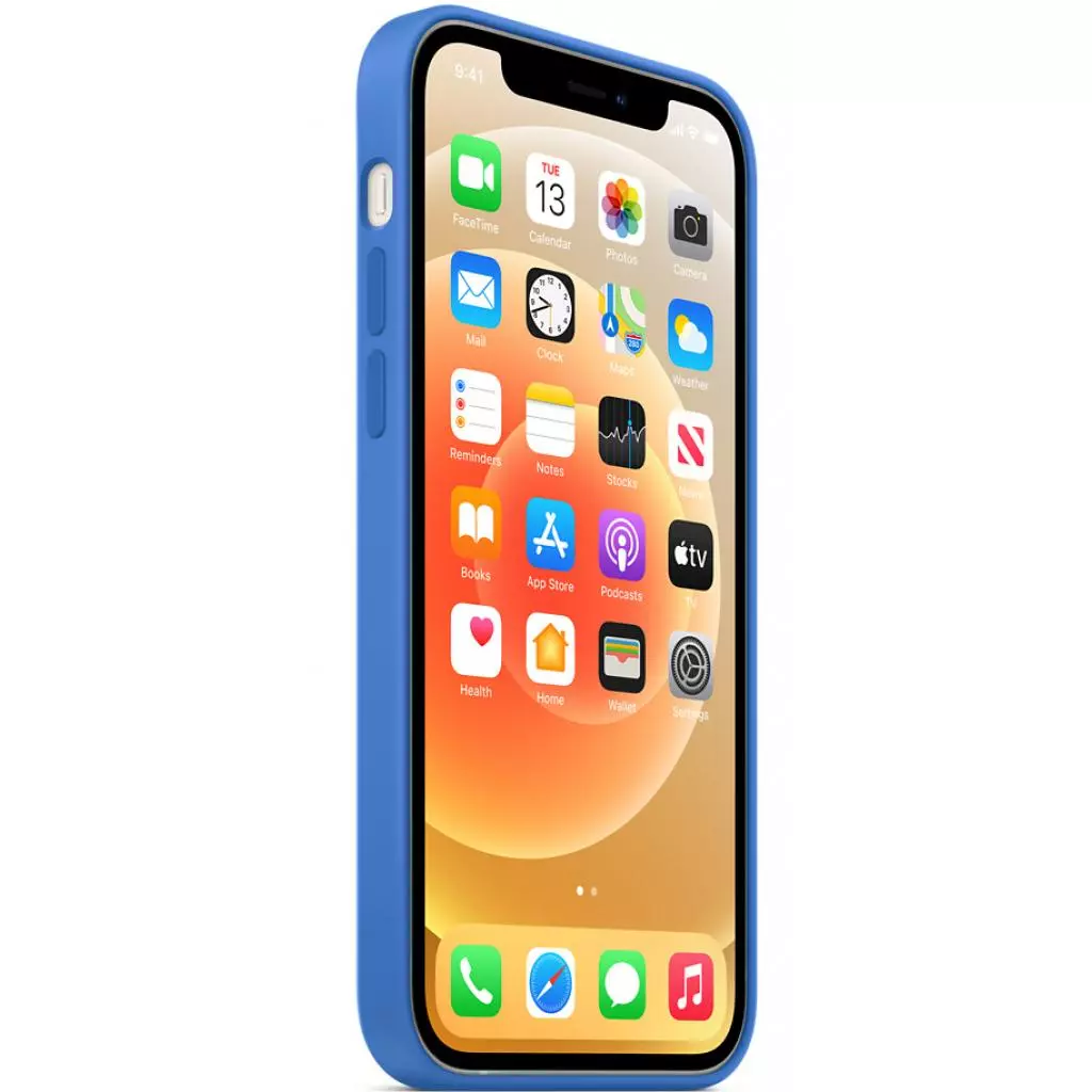 Чехол для моб. телефона Apple iPhone 12 | 12 Pro Silicone Case with MagSafe - Capri Blue, (MJYY3ZM/A) - 8