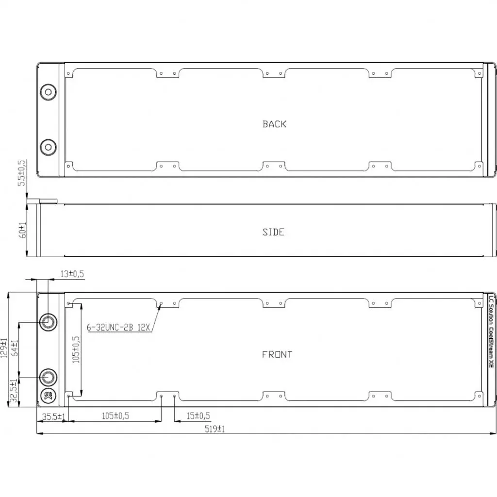 Радиатор охлаждения Ekwb EK-CoolStream XE 480 (2016) (3830046995230) - 3