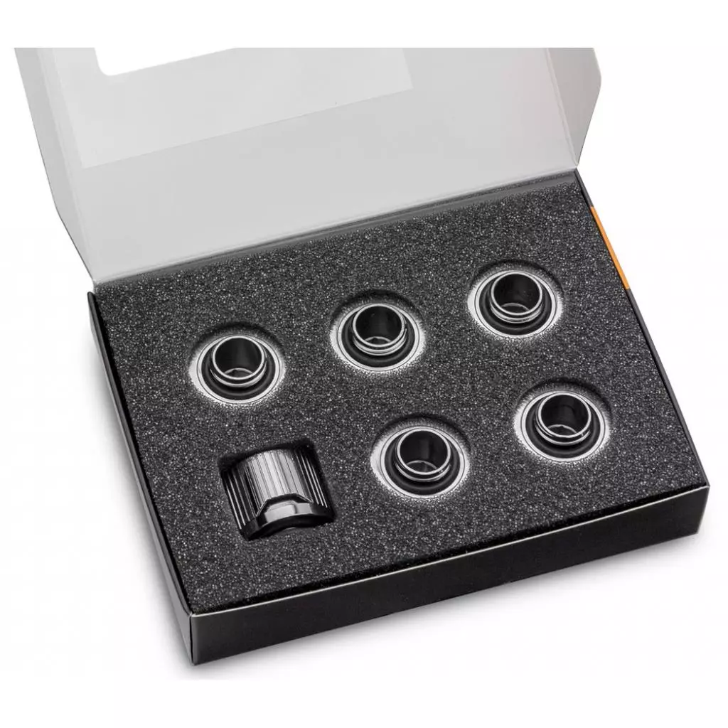 Фитинг для СВО Ekwb EK-Quantum Torque 6-Pack STC 12/16 - Black Nickel (3831109824498) - 1 Фитинг для СВО Ekwb EK-Quantum Torque 6-Pack STC 12/16 - Black Nickel (3831109824498) - 1