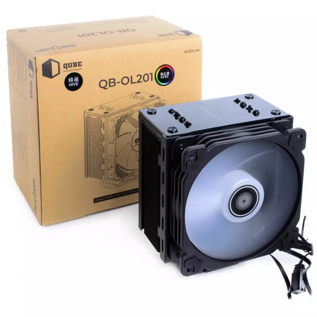 Кулер для процессора Qube QB-OL201 - 4 Кулер для процессора Qube QB-OL201 - 4