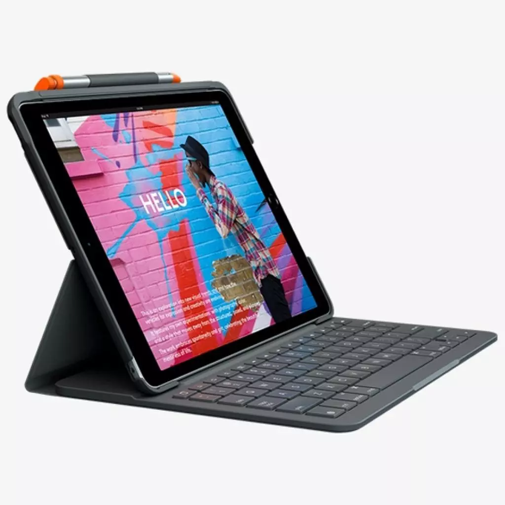 Чехол для планшета Logitech Slim Folio for iPad (7th generation) - GRAPHITE - RUS - BT - (L920-009652) - 2 Чехол для планшета Logitech Slim Folio for iPad (7th generation) - GRAPHITE - RUS - BT - (L920-009652) - 2