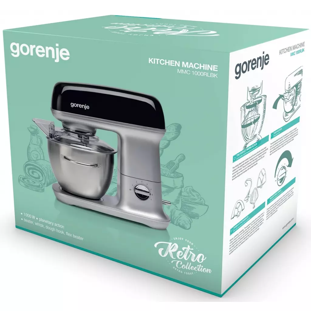 Кухонный комбайн Gorenje MMC1000RLBK - 6 Кухонный комбайн Gorenje MMC1000RLBK - 6