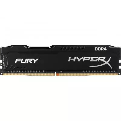 Модуль памяти для компьютера DDR4 8GB 2666 MHz HyperX FURY Black Kingston Fury (ex.HyperX) (HX426C16FB2/8)