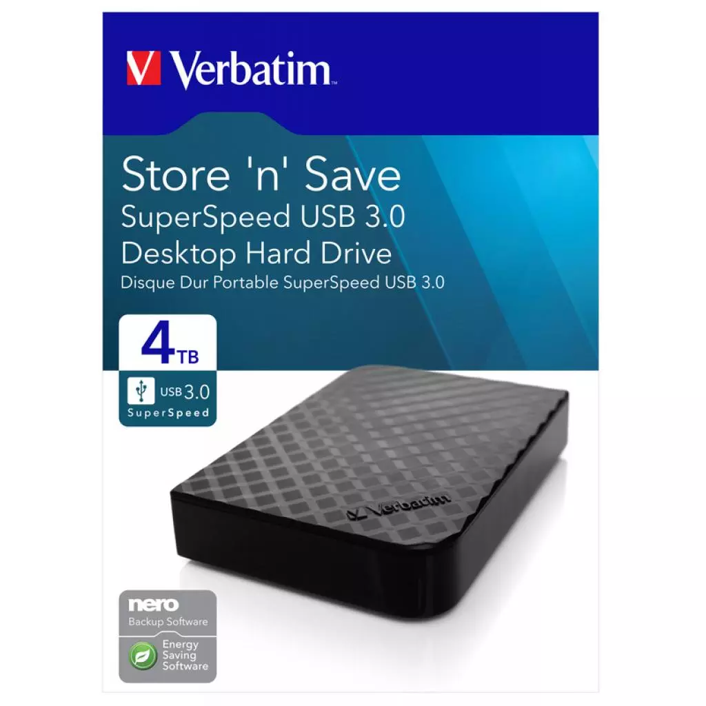 Внешний жесткий диск 3.5" 4TB Verbatim (47685) - 6