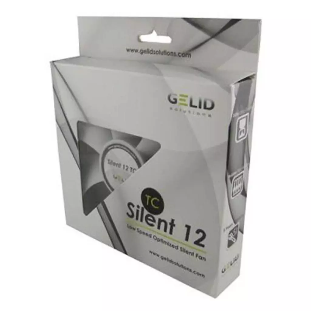 Кулер для корпуса Gelid Solutions Silent 12 TC 120 mm (FN-TX12-15) - 2 Кулер для корпуса Gelid Solutions Silent 12 TC 120 mm (FN-TX12-15) - 2