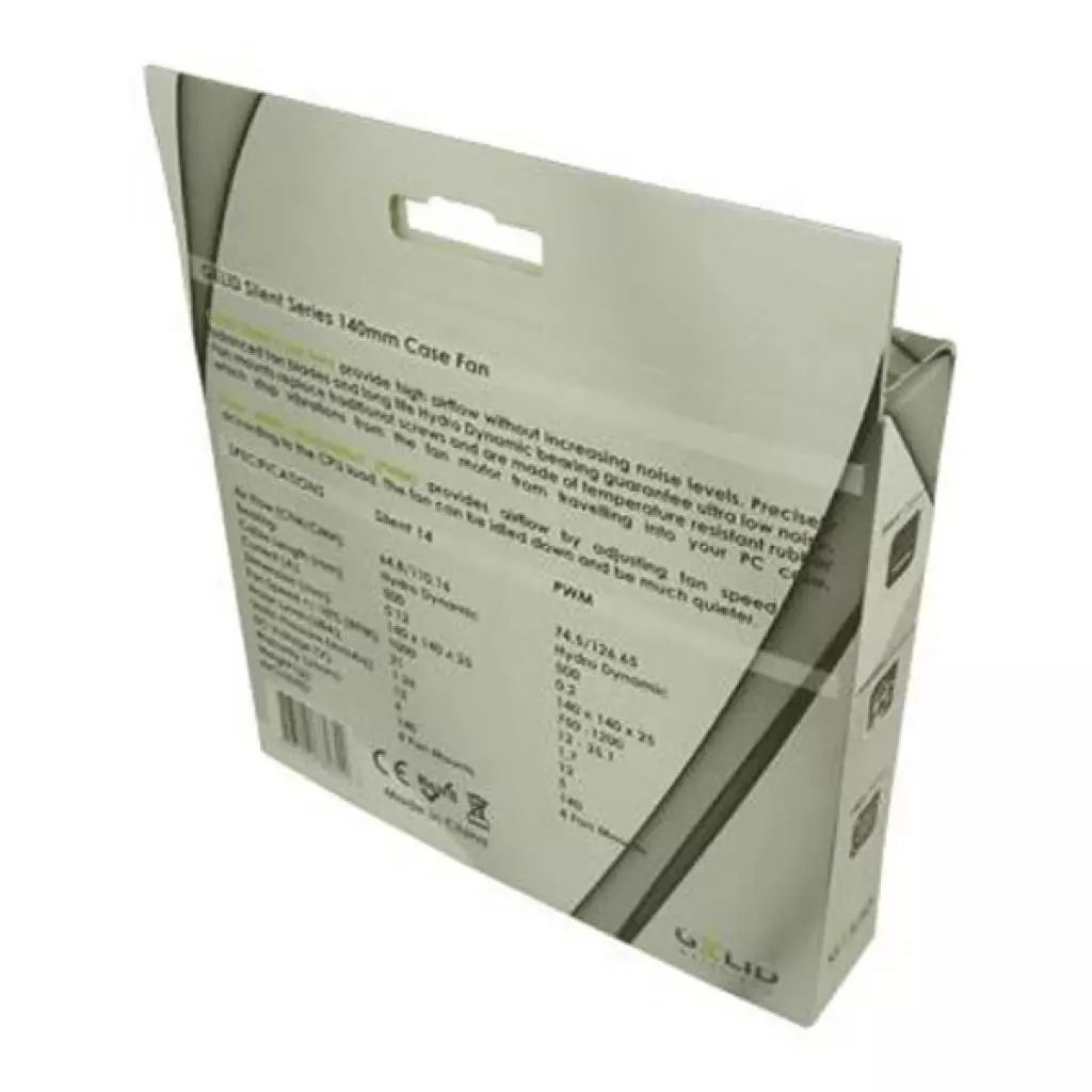 Кулер для корпуса Gelid Solutions Silent 14 PWM 140 mm (FN-PX14-12) - 3 Кулер для корпуса Gelid Solutions Silent 14 PWM 140 mm (FN-PX14-12) - 3