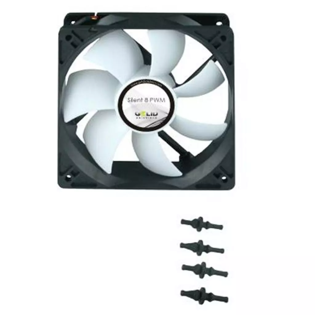 Кулер для корпуса Gelid Solutions Silent 8 PWM 80 mm (FN-PX08-20) - 1 Кулер для корпуса Gelid Solutions Silent 8 PWM 80 mm (FN-PX08-20) - 1
