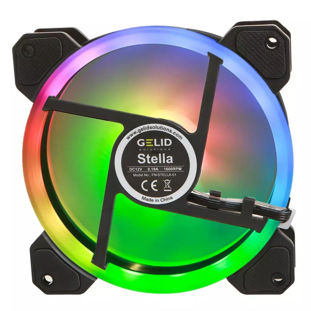 Кулер для корпуса Gelid Solutions AMBER 5 ARGB Combo Bundle ( 5 вентиляторов ) (RF-RGB-MP-01) - 1 Кулер для корпуса Gelid Solutions AMBER 5 ARGB Combo Bundle ( 5 вентиляторов ) (RF-RGB-MP-01) - 1