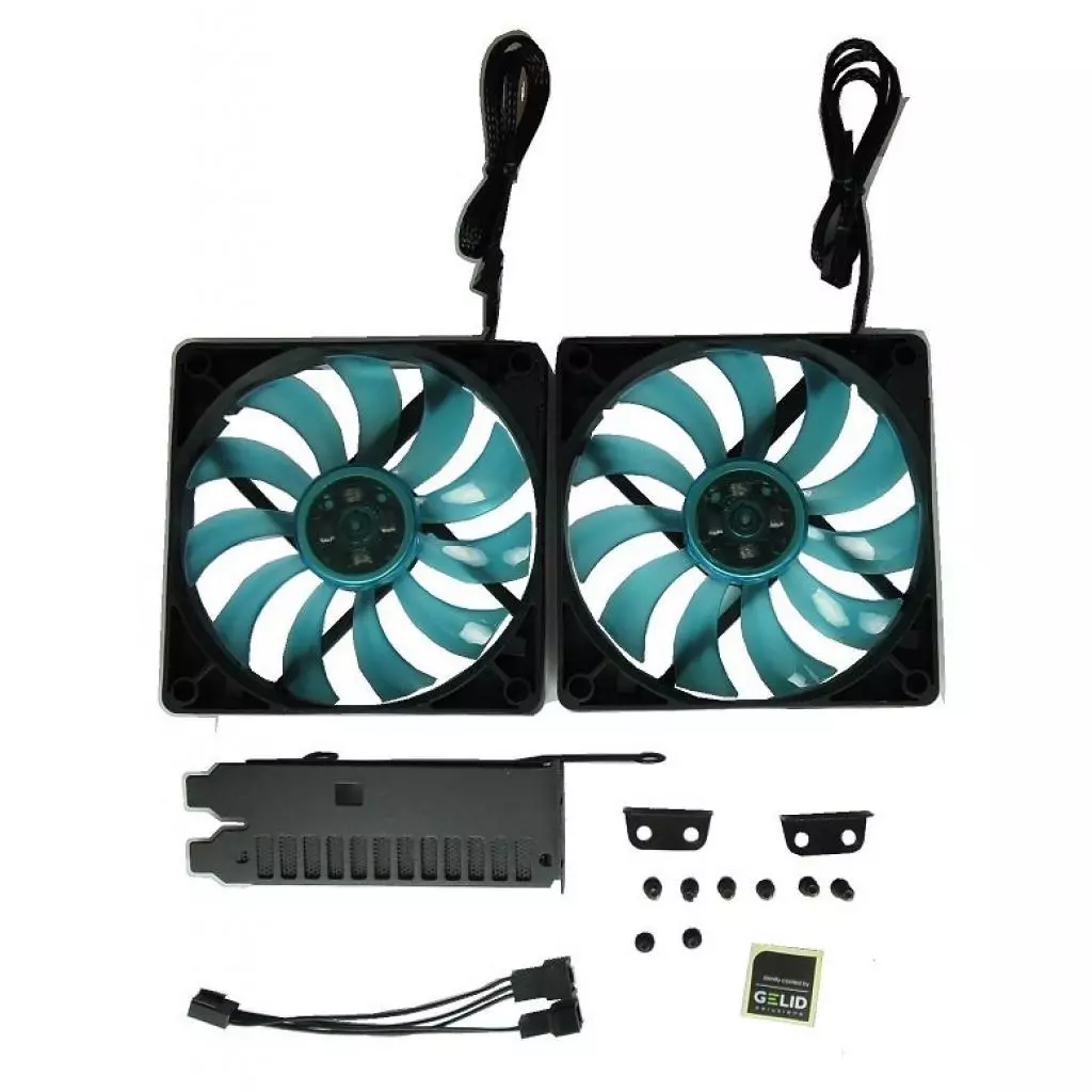 Кулер для видеокарты Gelid Solutions PCI Slot Fan Holder (SL-PCI-02) - 1 Кулер для видеокарты Gelid Solutions PCI Slot Fan Holder (SL-PCI-02) - 1