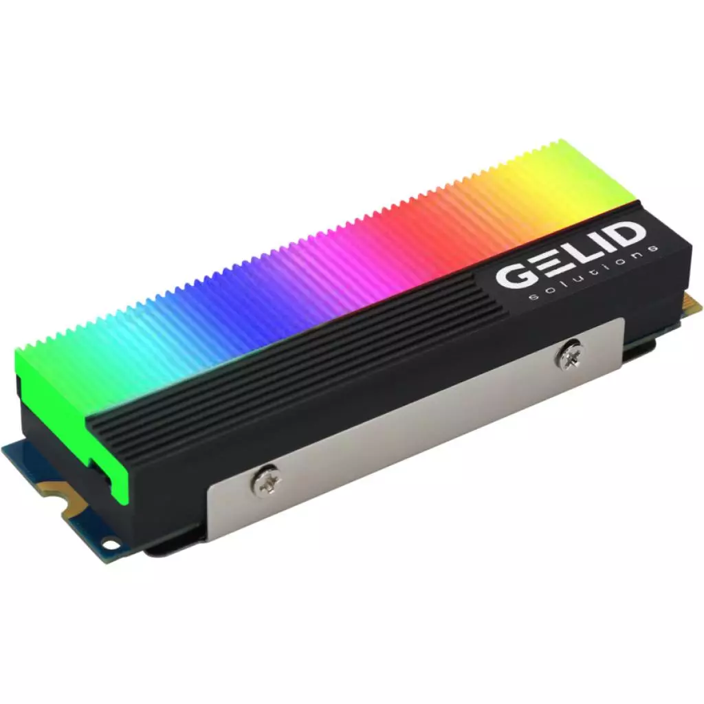 Радиатор охлаждения Gelid Solutions GLINT ARGB M.2 2280 SSD (M2-RGB-01) - 1