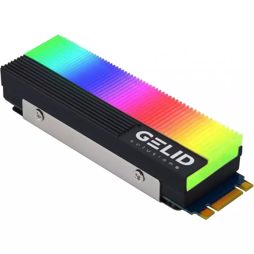 Радиатор охлаждения Gelid Solutions GLINT ARGB M.2 2280 SSD (M2-RGB-01) - 2