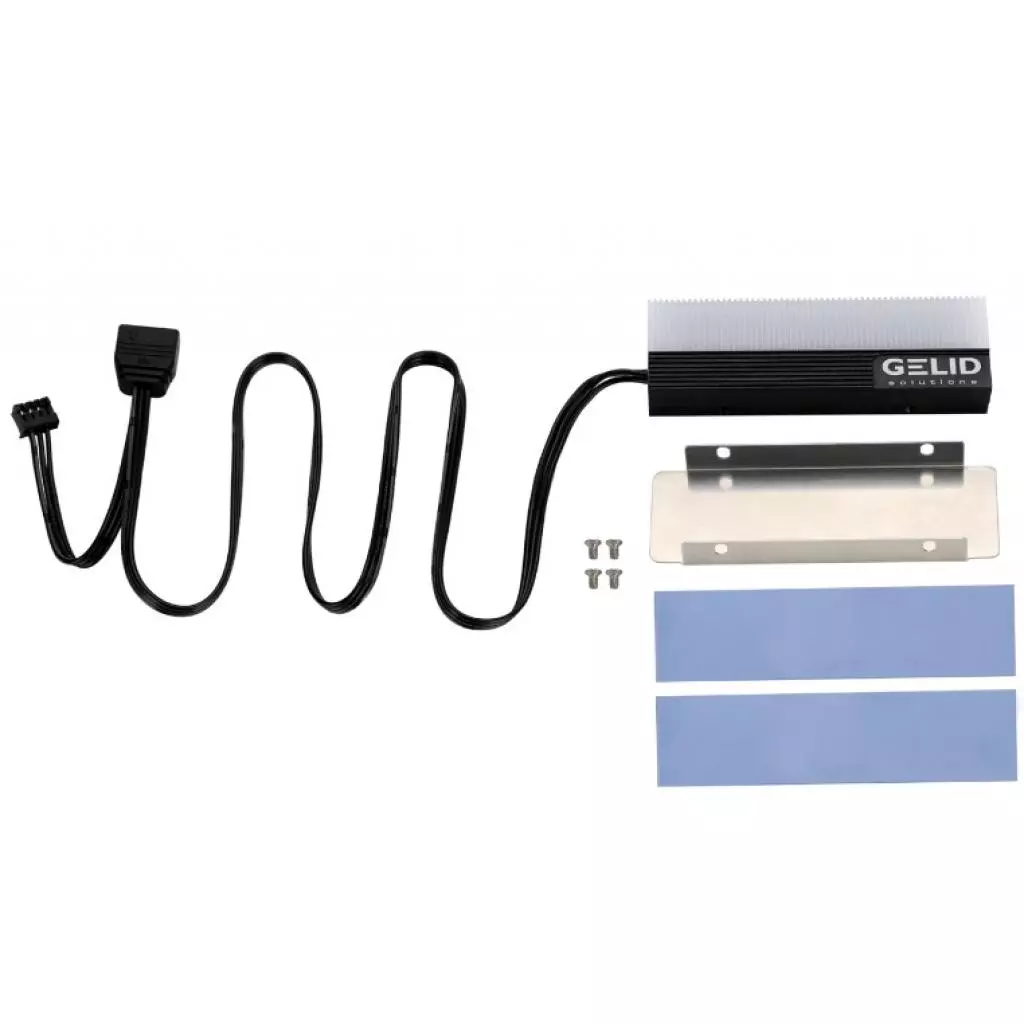 Радиатор охлаждения Gelid Solutions GLINT ARGB M.2 2280 SSD (M2-RGB-01) - 4