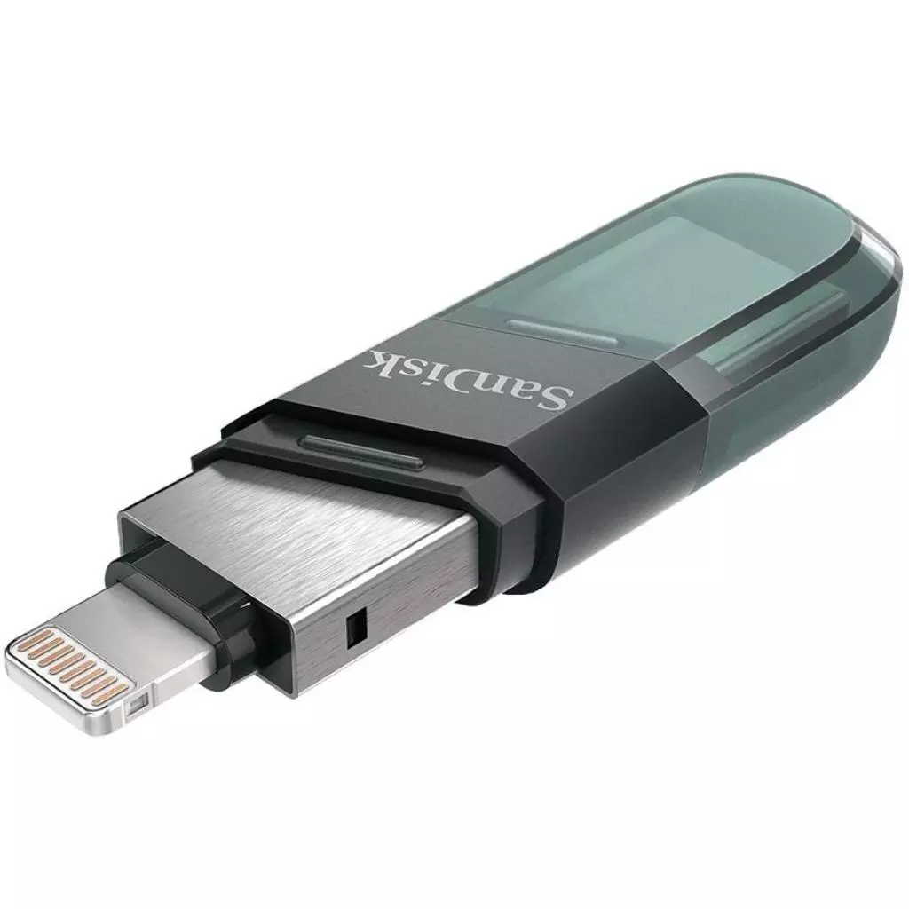 USB флеш накопитель SanDisk 128GB iXpand USB 3.1 /Lightning (SDIX90N-128G-GN6NE) - 4 USB флеш накопитель SanDisk 128GB iXpand USB 3.1 /Lightning (SDIX90N-128G-GN6NE) - 4