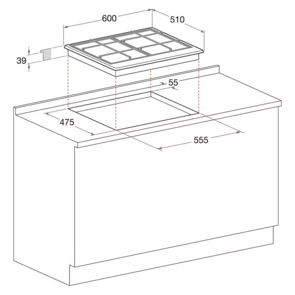 Варочная поверхность Whirlpool GMT6422OW - 2
