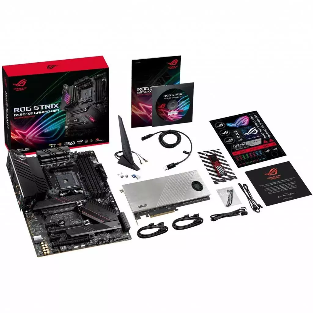 Материнская плата ASUS ROG STRIX B550-XE GAMING WIFI - 7 Материнская плата ASUS ROG STRIX B550-XE GAMING WIFI - 7