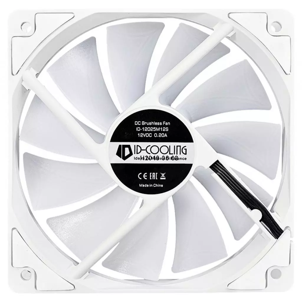 Кулер для корпуса ID-Cooling XF-12025-ARGB-TRIO-SNOW - 4 Кулер для корпуса ID-Cooling XF-12025-ARGB-TRIO-SNOW - 4