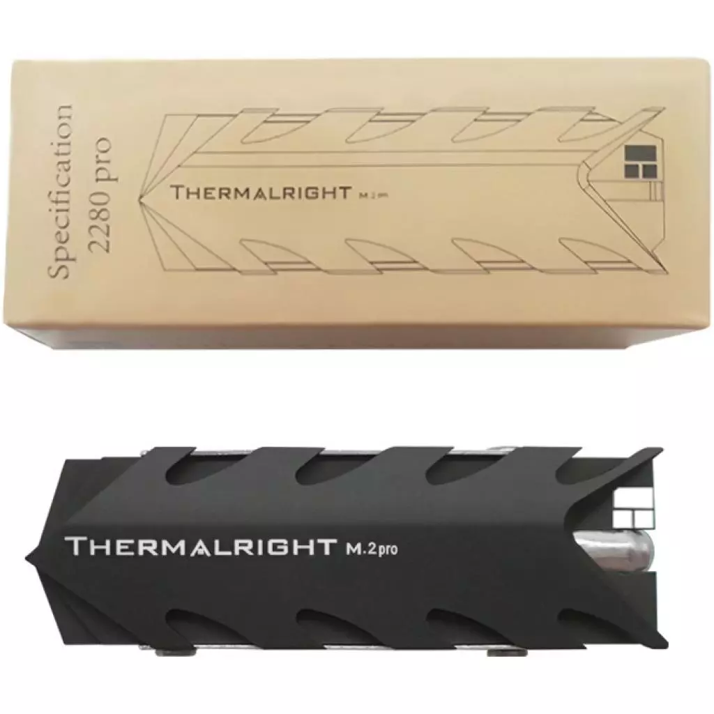 Радиатор охлаждения Thermalright TR-M.2 2280 SSD Pro - 3 Радиатор охлаждения Thermalright TR-M.2 2280 SSD Pro - 3