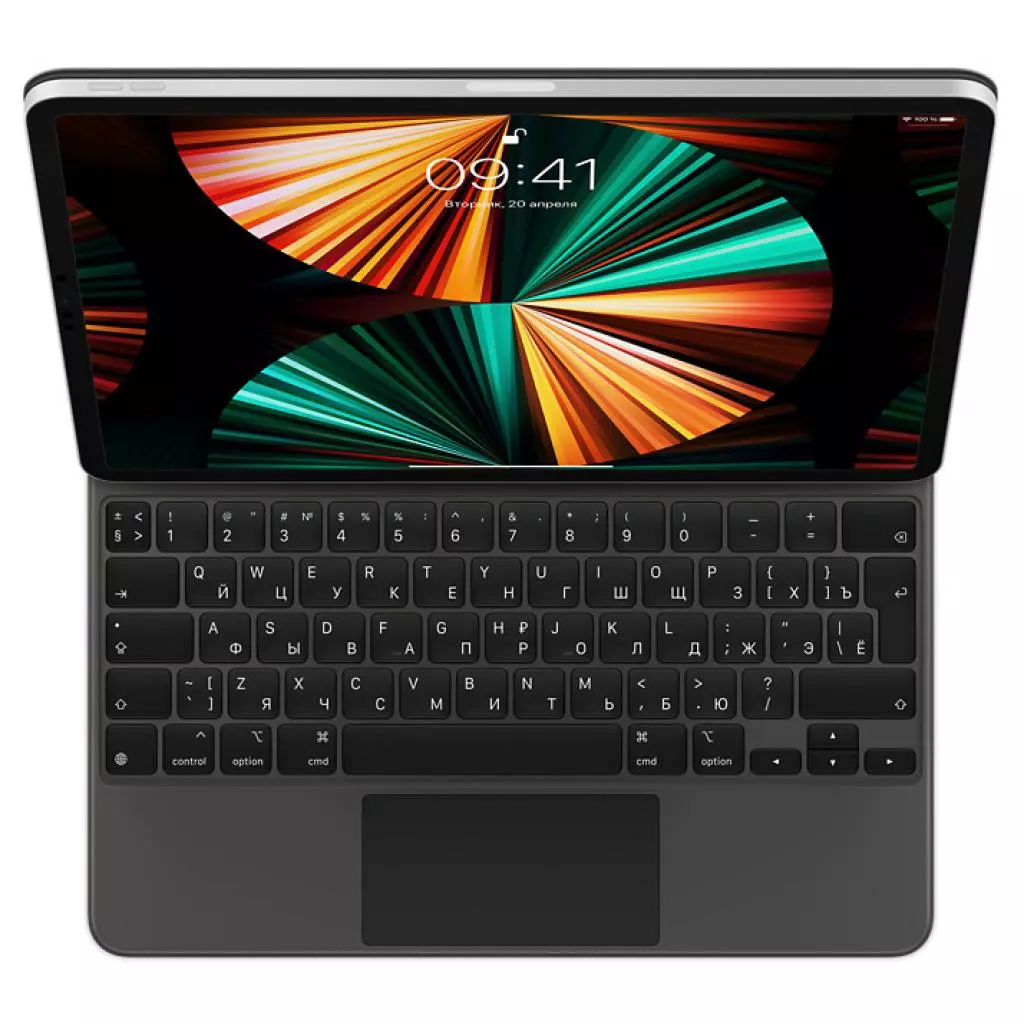 Чехол для планшета Apple Magic Keyboard for iPad Pro 12.9" (5th gen), Russian, Black, (MJQK3RS/A) - 4 Чехол для планшета Apple Magic Keyboard for iPad Pro 12.9" (5th gen), Russian, Black, (MJQK3RS/A) - 4