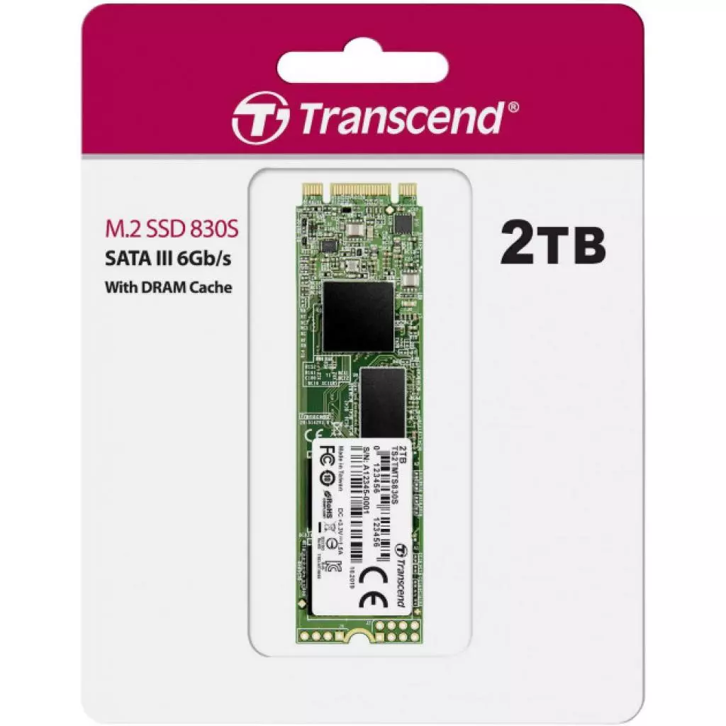 Накопитель SSD M.2 2280 2TB Transcend (TS2TMTS830S) - 1 Накопитель SSD M.2 2280 2TB Transcend (TS2TMTS830S) - 1
